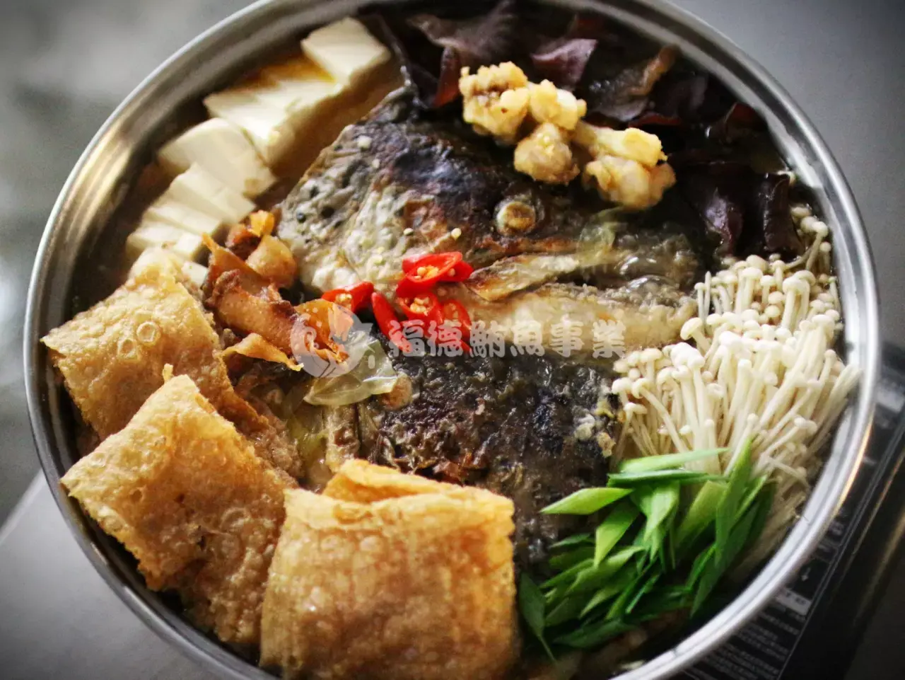 挪威鮭魚頭火鍋